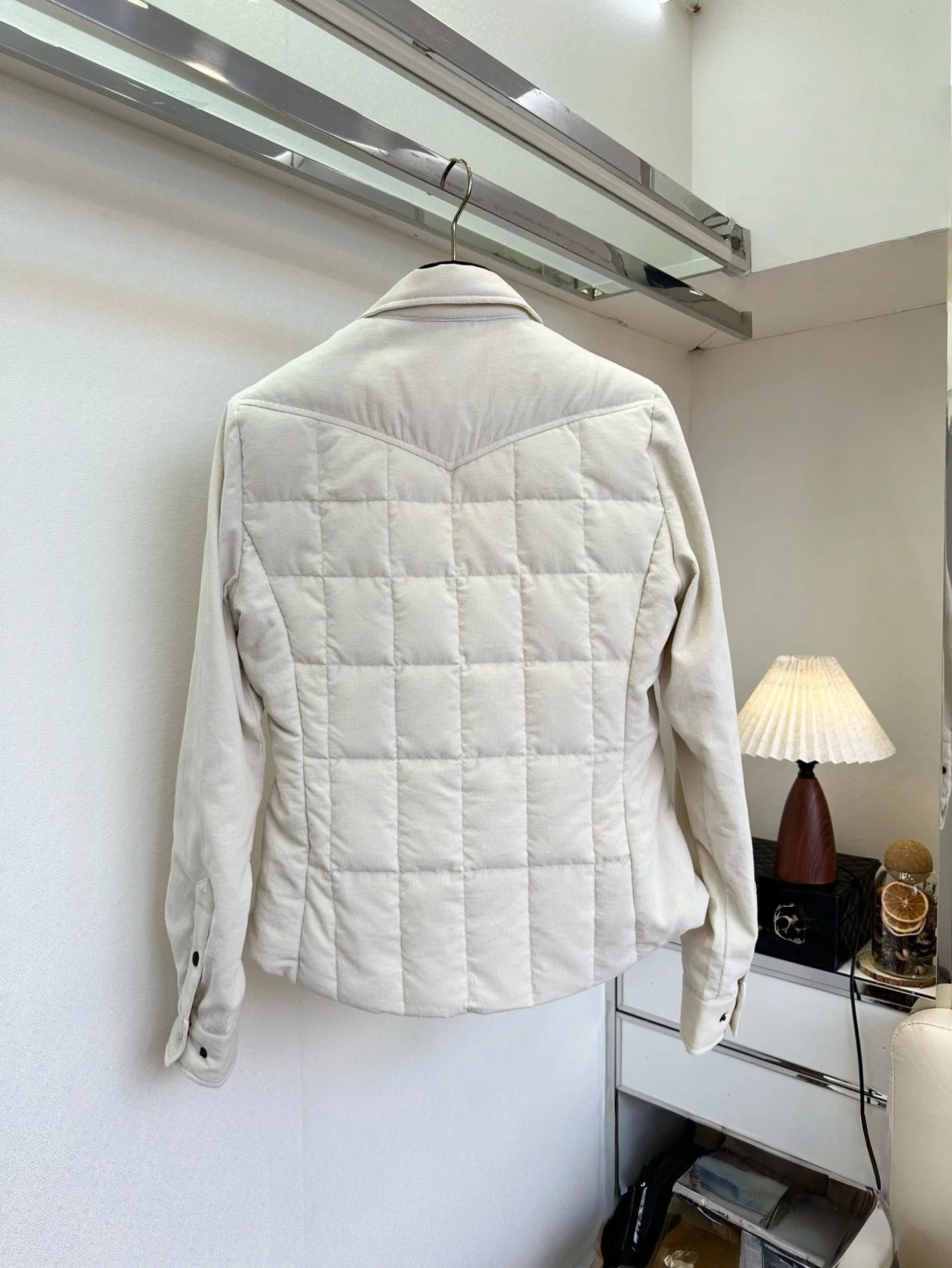 2025 Autumn and Winter Fashion Custom New Women's Down Jacket Slim Fit Warm Ski Velvet Splicing Down