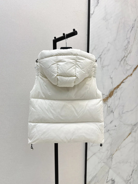 2025 New Style Hooded High-neck Cotton Jacket Vest for Women L12