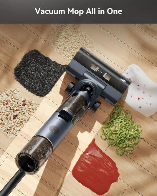 JONR ED12 PRO Wet Dry Vacuum Cleaner, Cordless Floor Washer,Intelligent Vacuum Cleaner Suitable for Hard Floors, High-Temperatu