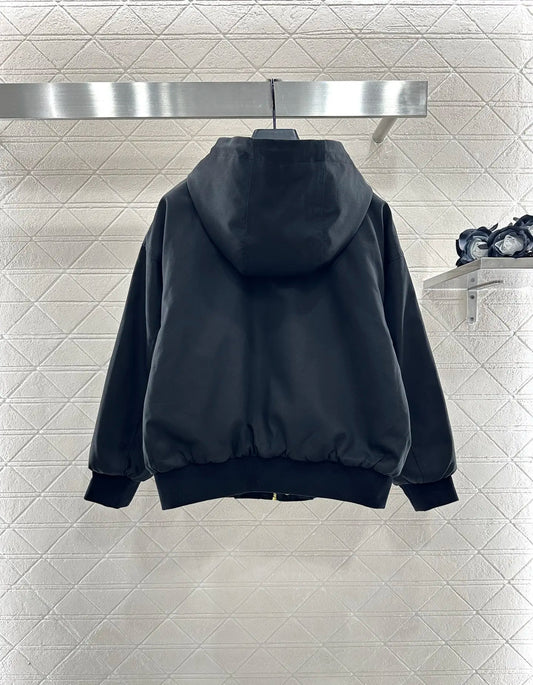 Women's Khaki Hooded Zip - Up Jacket - Comfortable & Stylish, A Must - Have for All Seasons