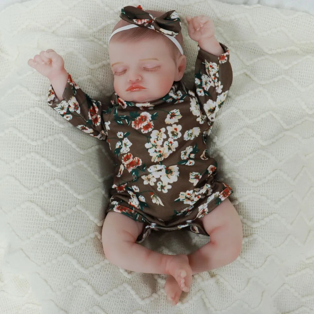 Reborn Baby Girl Dolls - 20 inch Lifelike Newborn Baby with Realistic Veins for Kids Age 3 +