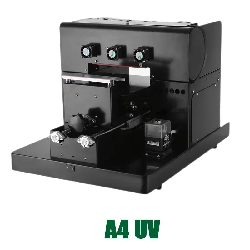 VEVOR A3 UV Bottle Printing For Phone Case Glass Wood Acrylic A4 UV Flatbed Printer Sticker Label Printer UV Printer