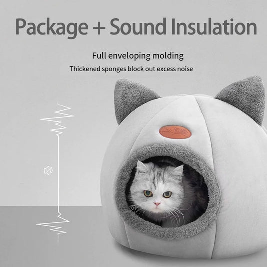 Cat House Cute Hide Room Warm Comfortable Windproof Suitable Cats Australian Cat Beds and Furniture Pet Supplies Cat Sofas