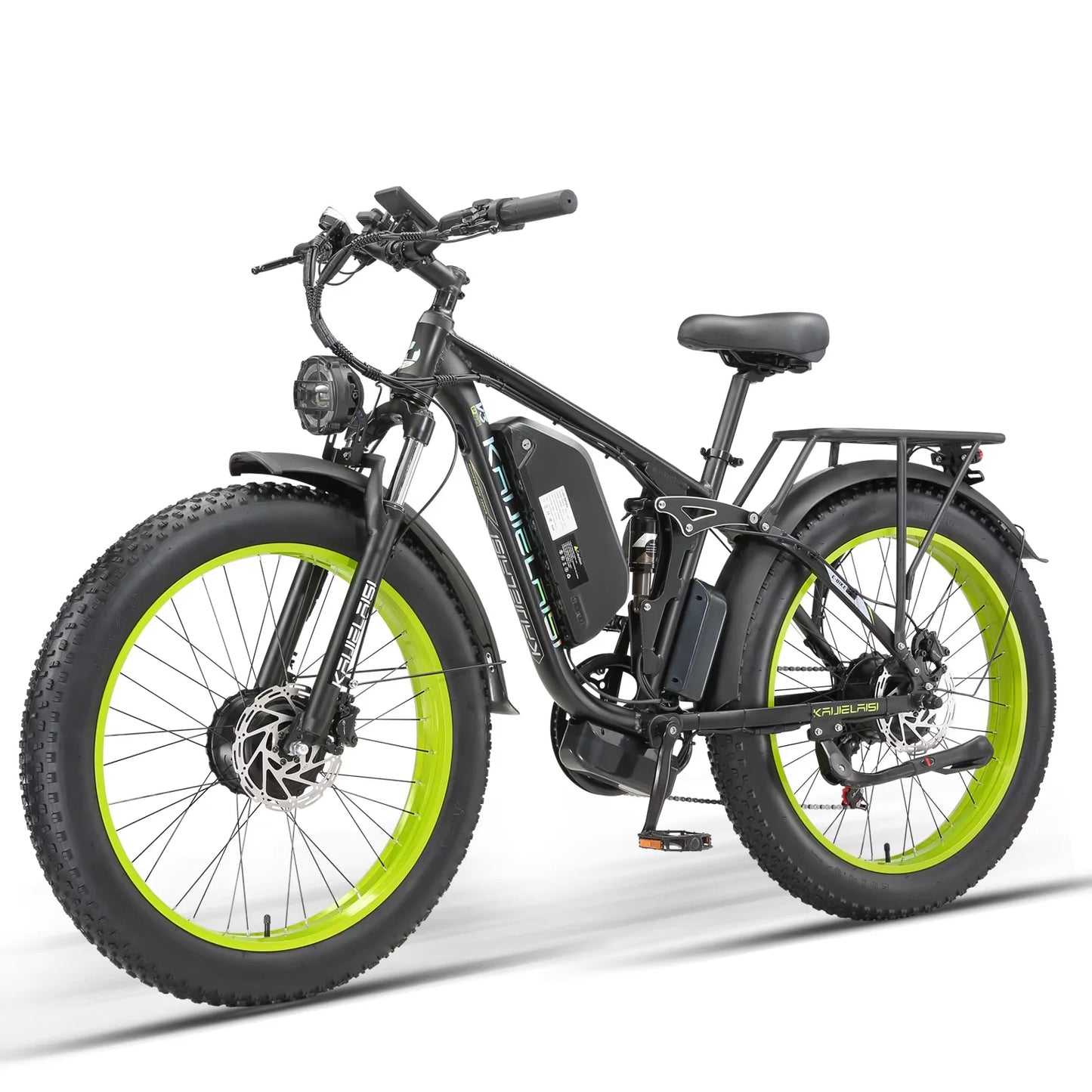 Electric Bike 3000W Dual Motor 52V 26AH Battery Hydraulic Brake Adult Off-Road E Bike 24*4.0 Inch Fat Bike Snow Electric Bicycle