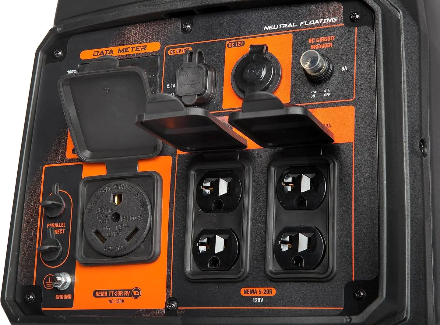 4800-Watt Portable Inverter Generator, RV-Ready, Quiet and Lightweight with Fuel Shut Off (56477i)