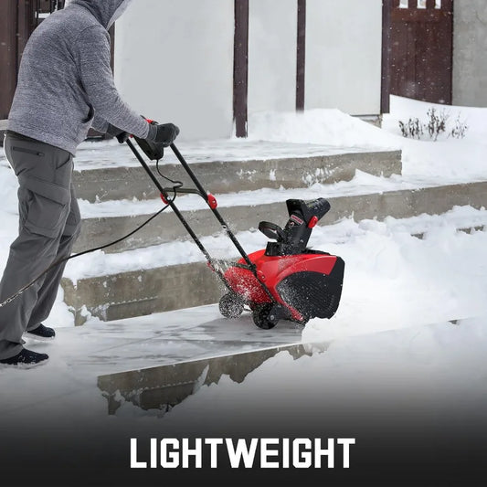 18 Corded Snow Blower Electric Snow Thrower with 15-Amp Motor 2200 RPM 30' Throwing Distance DB7517