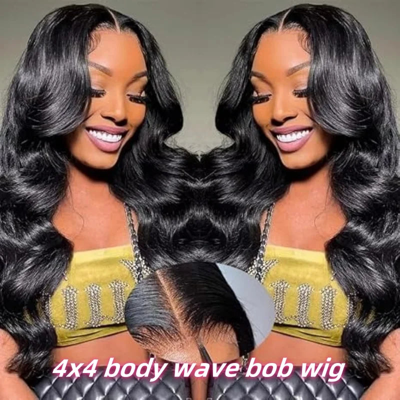 Bob Wig 5X5 Hd Lace Closure Wig Short Glueless Body Wave Human Hair Wigs 13X6 Hd Lace Wigs 220 Density 8 16 Inch For Black Women