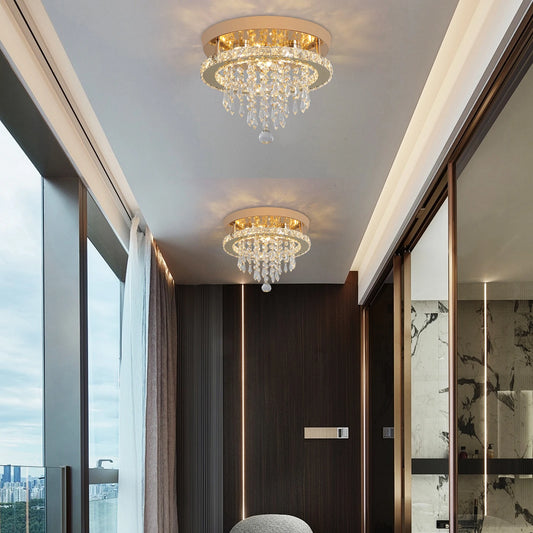 VETRULUS Luxury Crystal Chandelier Lustre Design Gold Modern Led Ceiling Light Living Room Bedroom Hanging Lamp LightingFixture