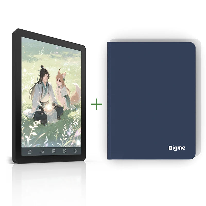 Bigme B6 ereader, 6-inch portable E-paper Ebook Reader, 300PPI 36-level front light electronic book, Android 14 with Google Play