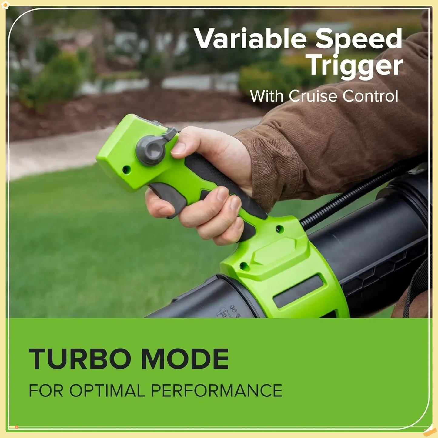 Brushless Backpack Leaf Blower, Commercial-Grade Power for Yards, Patios, Includes 5.0Ah Battery & 5A Rapid Charger