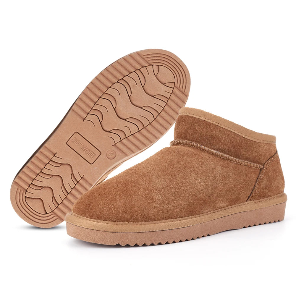 Women Snow Boots Warm Winter Booties Anti-Slip Comfort Ankle Boots Water Resistant Thermal Plush Boots for Outdoor Sports