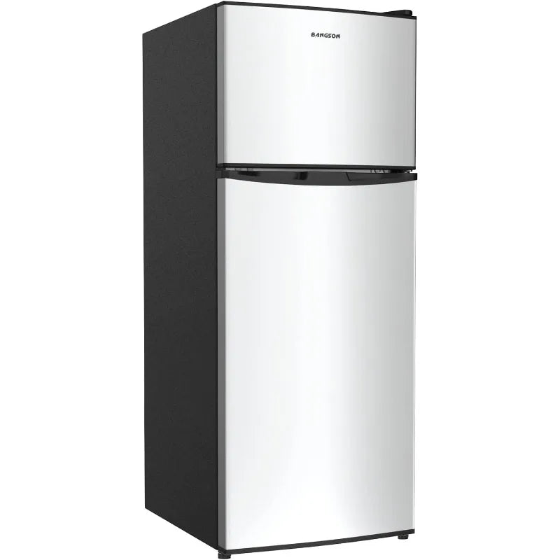 BANGSON 4.0 Cu.Ft Small Refrigerator with Freezer, Small Fridge with Top Freezer, for Apartment, Bedroom, Dorm, and Office