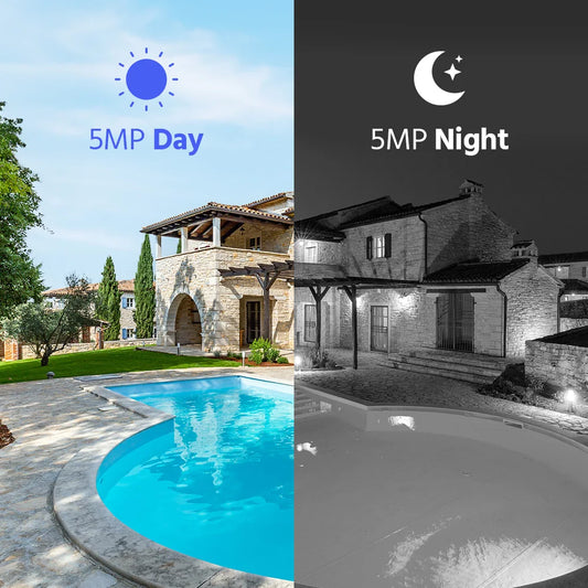 ANNK H.265+ 5MP Lite Ultra HD 8CH DVR CCTV Security System 4/8PCS Outdoor 5MP EXIR Night Vision Camera Video Surveillance Kit