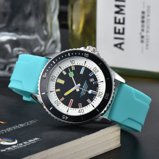 Men's Luxury Automatic Mechanical Watch NH36 Movement, Sapphire CRYSTAL 42mm, Stainless Steel Waterproof Watch, 22mm Strap