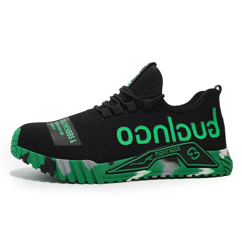 Soft-soled comfortable anti-smash and anti-puncture safety shoes