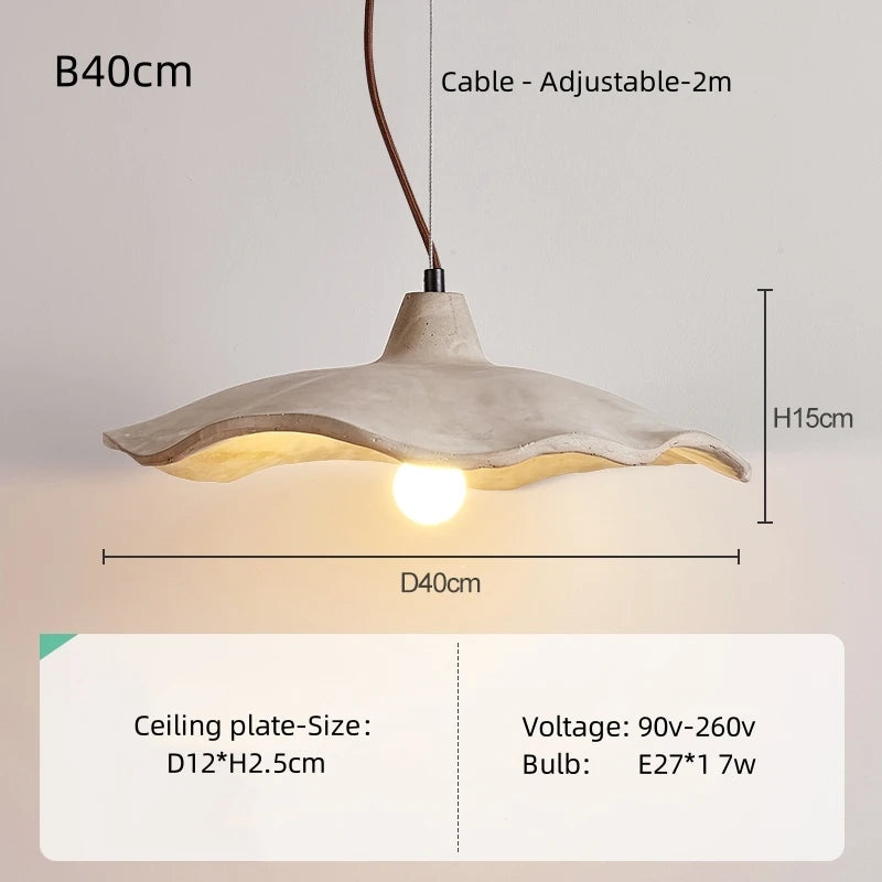 Japanese Homestay Restaurant Lamp Nordic Cream Style Modern Art Medieval Vintage Lamps Wabi-Sabi Chandelier Bedroom Bedside Lamp