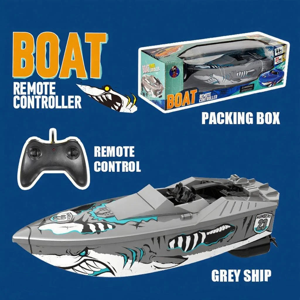 Mini RC Boat High-Speed Remote Control Boats Child Model Water Racer RC Boats Kids Boys Outdoor Pool Toys Gifts for Boy Adults