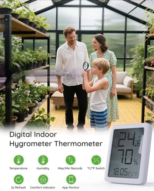 6×8FT Greenhouse for Outdoors Walk in Greenhouse Kit and Winter Garden Planting Green Houses for Outside with Electronic