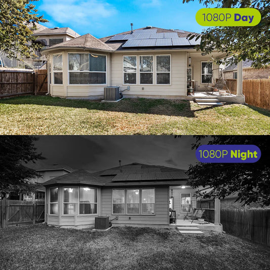 SANNCE 1080P Security Camera System 8CH Home Surveillance DVR Outdoor CCTV Camera with 100ft Night Vision Smart Playback