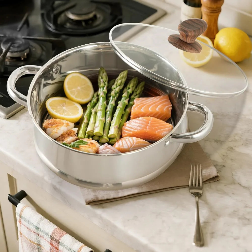 30 Pcs Non Stick Pots and Pans Set Granite Coating Kitchen Cookware Bakeware Set with Frying Pan Saucepan Baking Tray