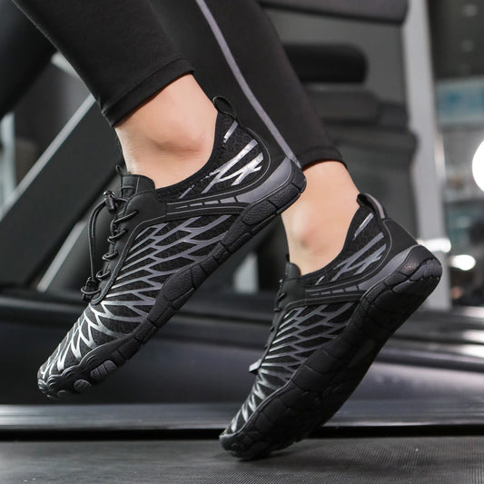 Couple Summer Beach Anti-Slip Aqua Shoes New Quick-Dry Aqua Shoes Swimming Wading Breathable Creek Tracing Aqua Shoes