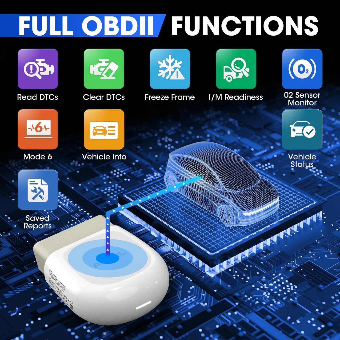 Autel AP200 Bluetooth Car OBD2 Scanner Automotivo TPMS Code Reader Car Diagnostic Tool Full Systems Scan Tools before 2017