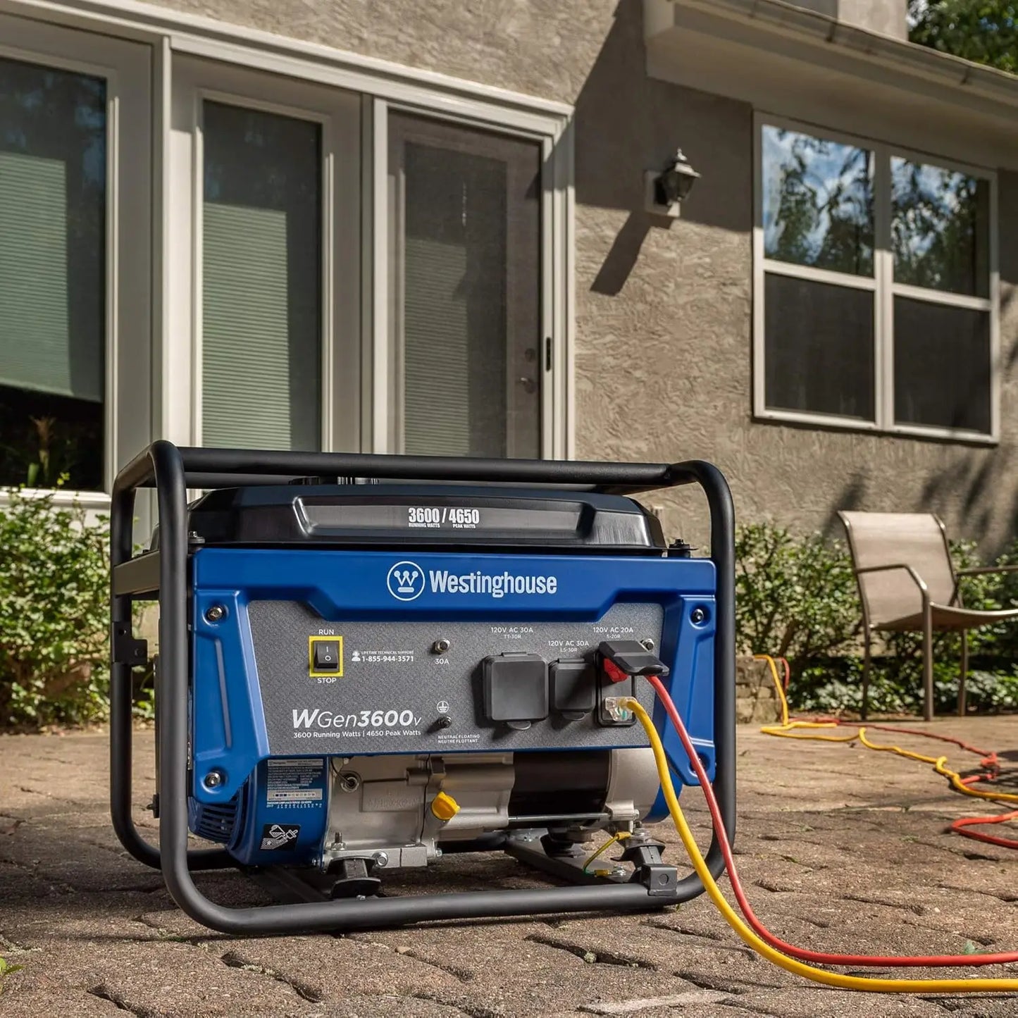 2025Outdoor Power Equipment 4650 Peak Watt Portable Generator, RV Ready 30A Outlet, Gas Powered