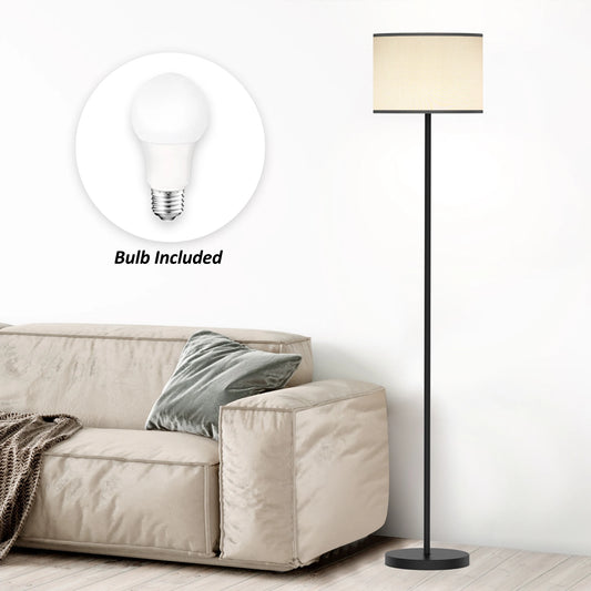 61.5'' Traditional Floor Lamp with Remote Control and Bulb Included