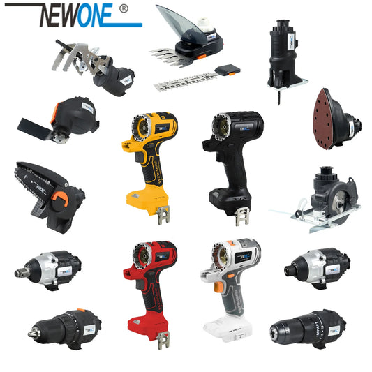 18V Brushless 2/5/10/12-in-1 Multi tool Chainsaw Drill reciprocating/circular saw oscillating tool combo