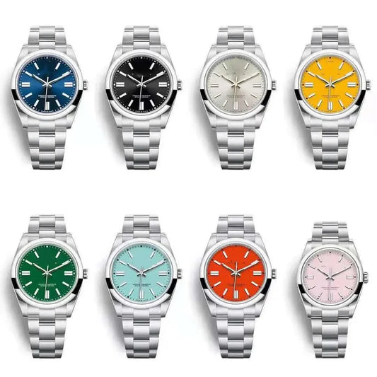 36MM/39mm Sapphire NH35 Mechanical WristWatch Sterile Oyster Strap 10Bar Luminous Sport Automatic Watch for Men