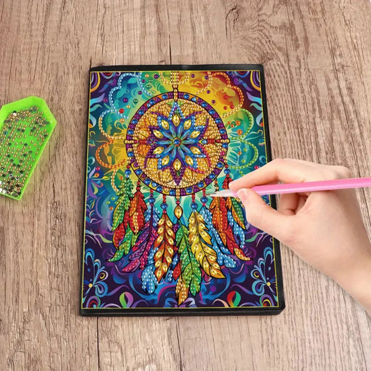DIY Special Shaped Journal Sketchbook DIY Diamond Art Diary Book Journal Notebook for Adults Kids Home Office Art Drawing
