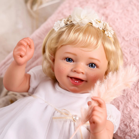 BABESIDE Lifelike Reborn Baby Dolls - 20" Realistic Newborn Baby Doll Girl with Accessories Set Gift for Children Age 3+