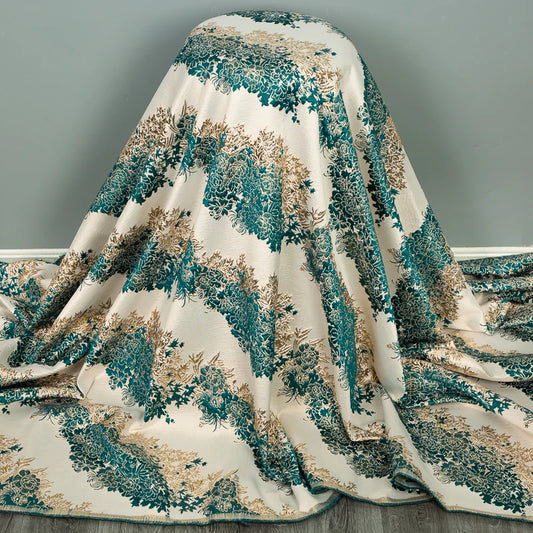 SJD LACE African Lace Fabric 2025 High Quality French Gild Brocade Jacquard Lace Fabric For Women Wedding Party Dresses Sew 3482