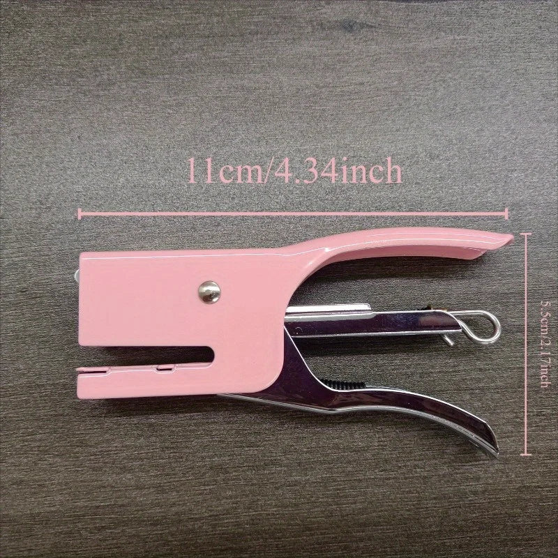 A Set Metal Hand-held Stapler No. 10 Office Stapler No nails stapleless stapler