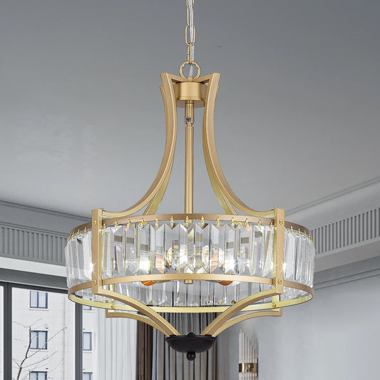 VETRULUS Luxury Crystal Pendant Ceiling Lamp Home Decoration Living Room Bedroom Chandelier Ceiling Light Modern Lighting