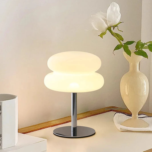 Table lamp bedroom room lamps USB Plug LED mushroom table lamp Living room dining room ambient lighting(Not glass)