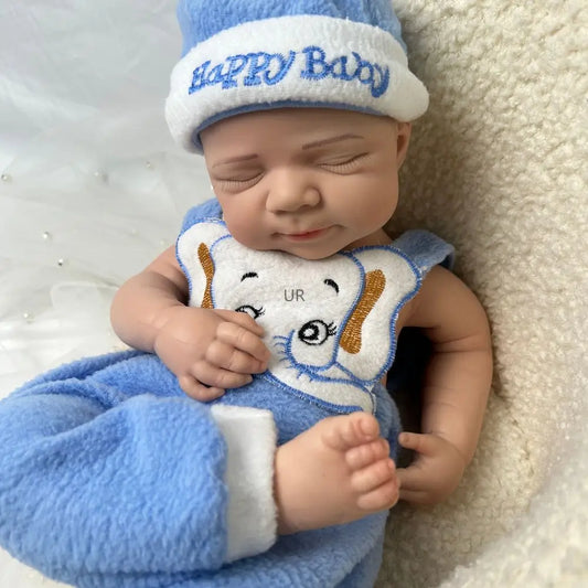 Handmade 19Inch Pascale Platinum Silicone Reborn Baby Boy Unpainted & Painted Washable Doll Gift for Doll Lovers Collector