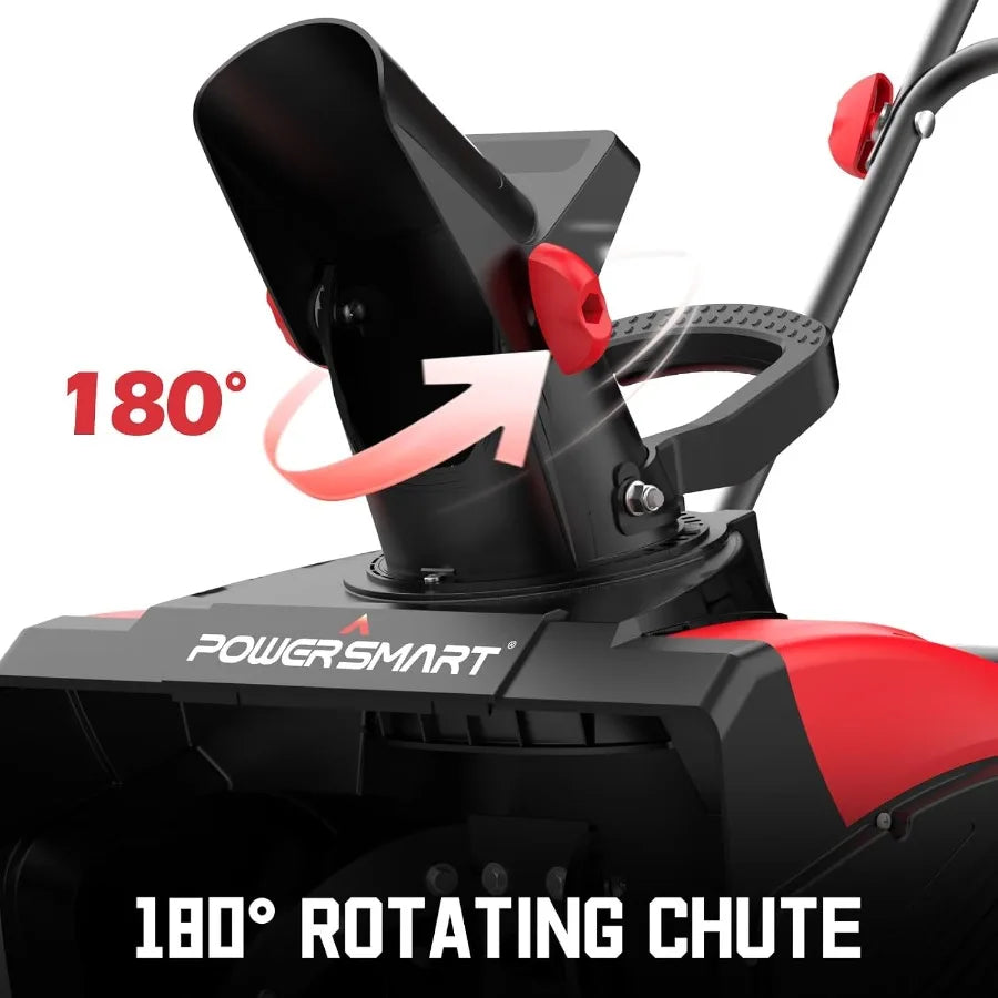 18 Corded Snow Blower Electric Snow Thrower with 15-Amp Motor 2200 RPM 30' Throwing Distance DB7517