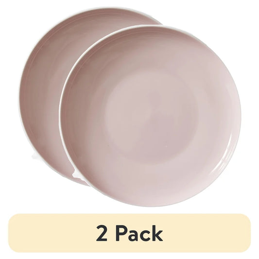 (2 pack Blush Vivian Stoneware Dinner Plate