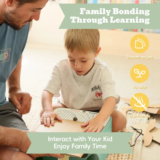 BeaverBot C1 Safe Cardboard Construction Tool Kit 3 colors To Choose Craft Toy For Creativity Gift DIY Cardboard Cutter For Kid