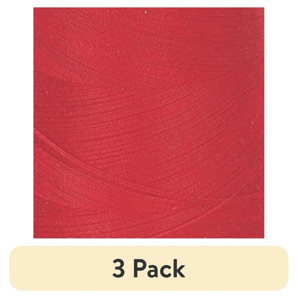 3 Pack Surelock Cone Polyester Thread 3000 Yards Fine Sewing Strong Performance Ideal Multiple Thread Uses