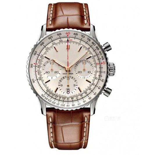 2026 Designer Luxury Watch Mens Business Quartz 6 Hands Genuine High Quality Wristwatch Stainless Steel Band Calendar Function