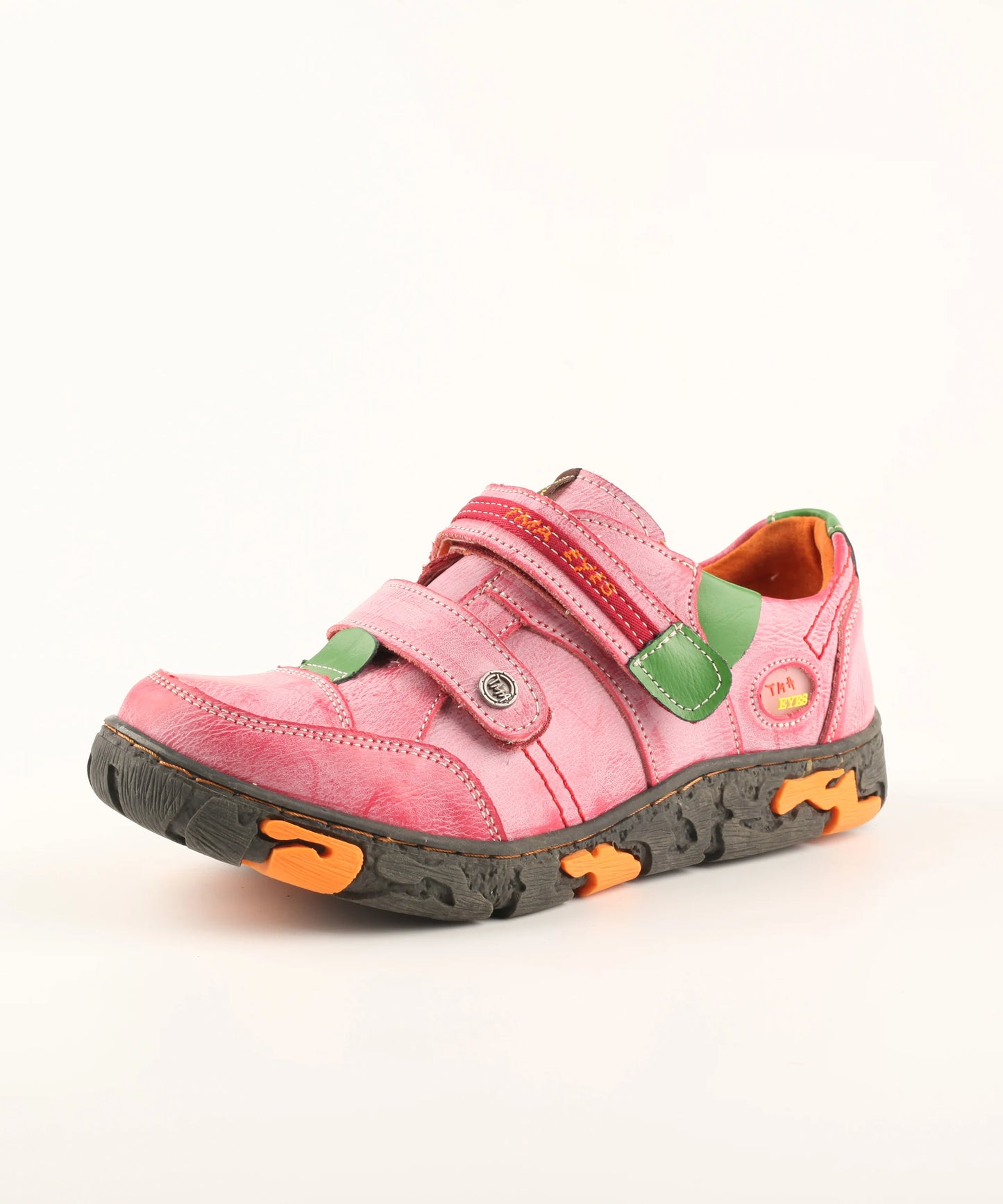 TMA EYES 2025 Autumn New Women's Casual Lace-free Leather Single Shoes For the Outdoors