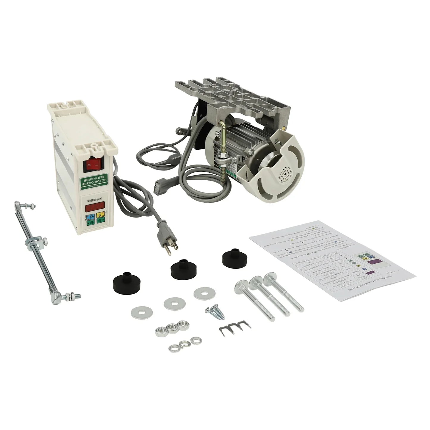 Leather Skiving Machine, SM-801 Industrial Sewing Machine Leather Shovel Skin Cutter Skiver Tool with Brushless Servo Motor