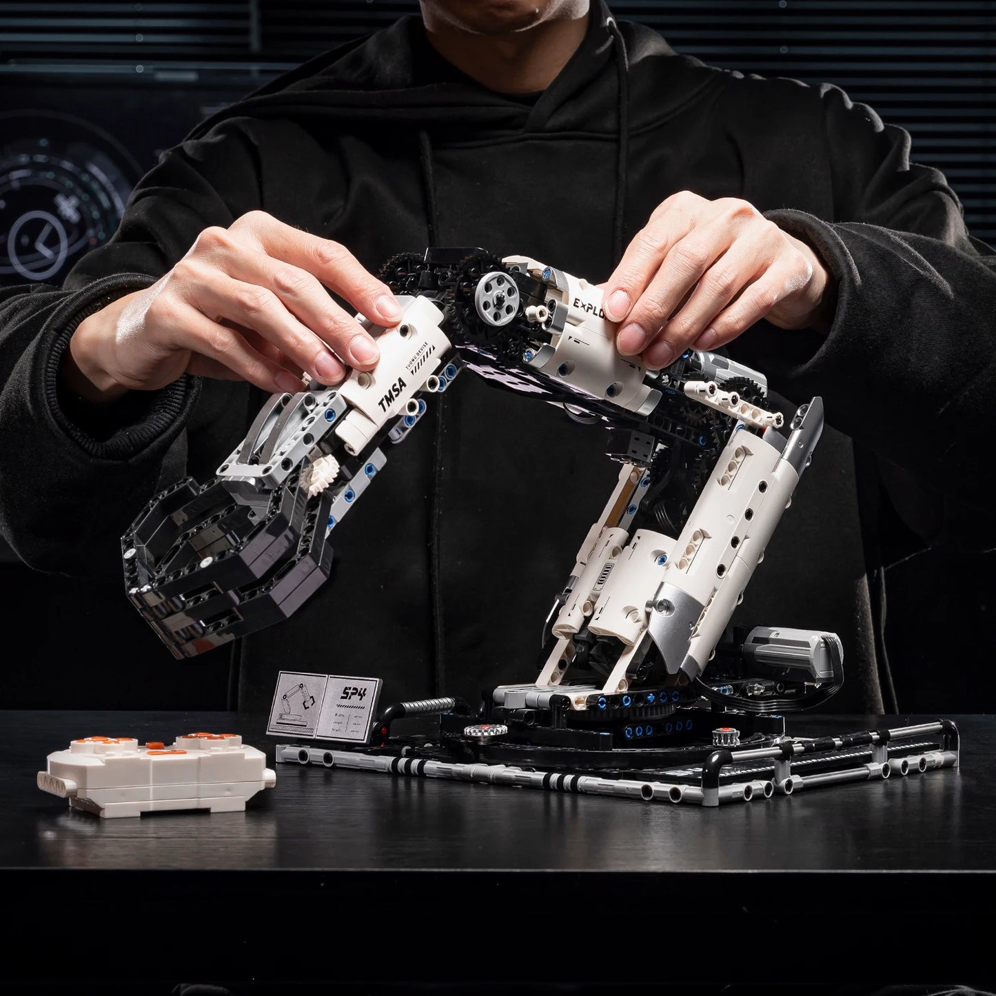 App & Remote Control Programming Robotic Arm Building Blocks Set, 784 Pcs Stem Educational Technic Toys for Boys and Girls Ages 8-16