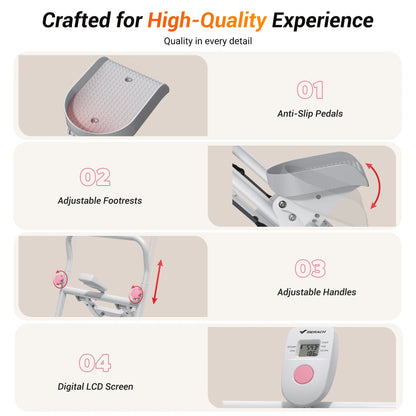 MERACH Stair Stepper for Home Gym Exercise New Version Vertical Climber Machine Full-Body Workout Compact Folding Cardio Stepper