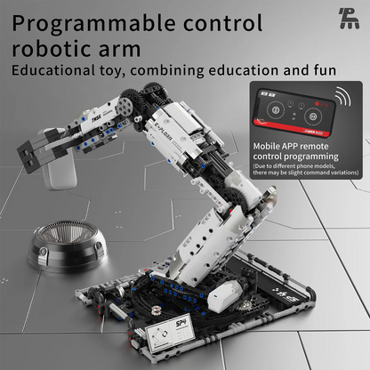 App & Remote Control Programming Robotic Arm Building Blocks Set, 784 Pcs Stem Educational Technic Toys for Boys and Girls Ages 8-16
