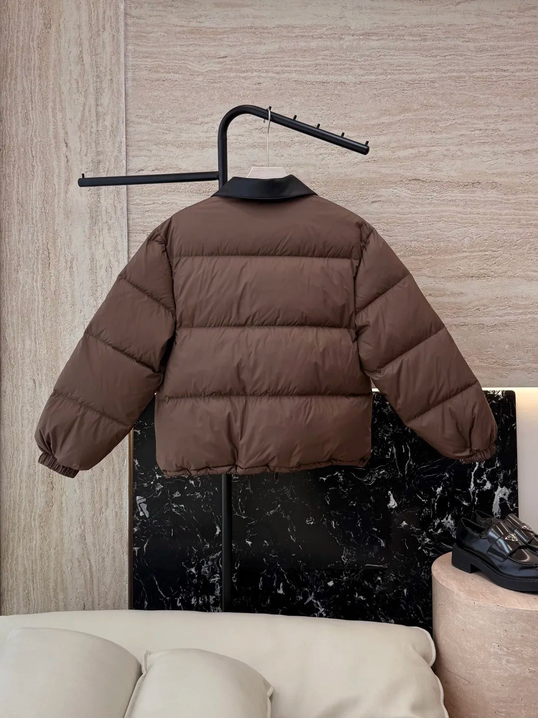 Winter 2025 New Waist Drawstring Design Warm And Comfortable Hooded Cotton Coat