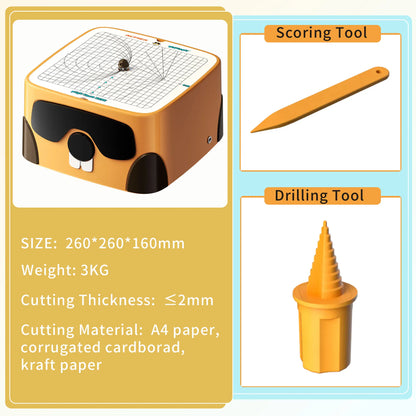 BeaverBot C1 Safe Cardboard Construction Tool Kit 3 colors To Choose Craft Toy For Creativity Gift DIY Cardboard Cutter For Kid