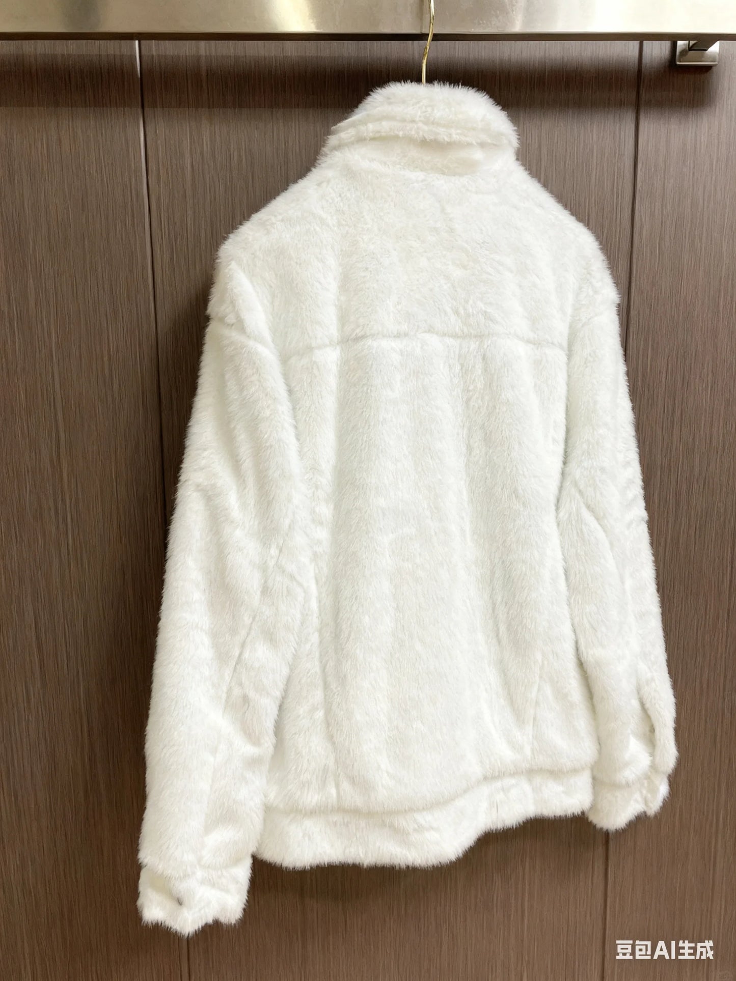 2025 autumn/winter women's silhouette meets soft fur leather denim truck jacket SU194